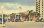 Lakeland Post Office - An Artistic View Postmarked 1943
